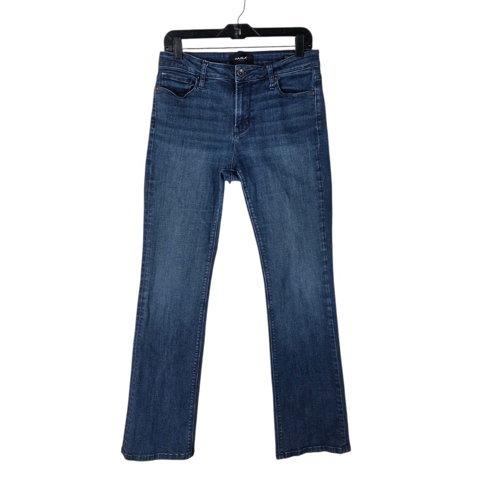 Haala Denim Jeans Womens 30x30 Westerly Straight Blue Denim Stretch USA made